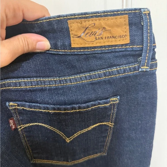 Levi's Demi Curve Classic Straight Leg Jeans Women W29 Zip Fly - Picture 4 of 4